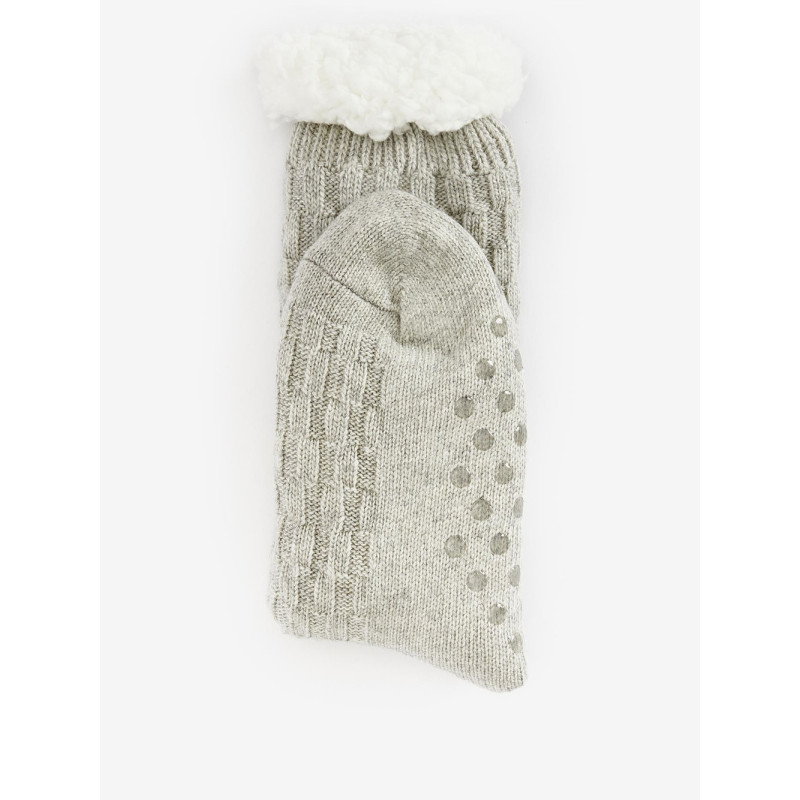 Chaussettes laine torsadée pour femme Barbour