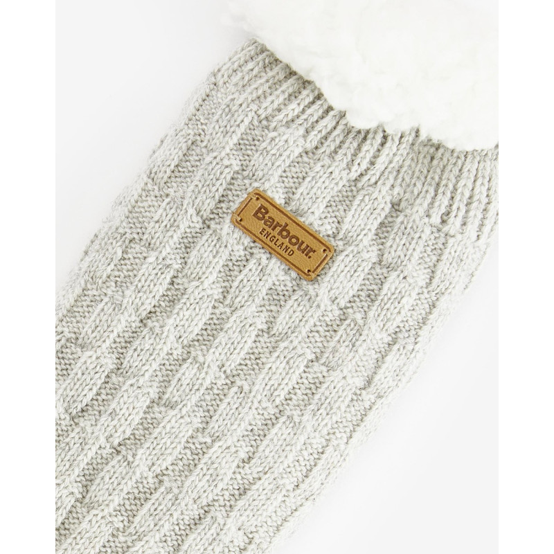 Chaussettes laine torsadée pour femme Barbour