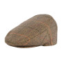 Casquette plate en tweed Wilkin Barbour