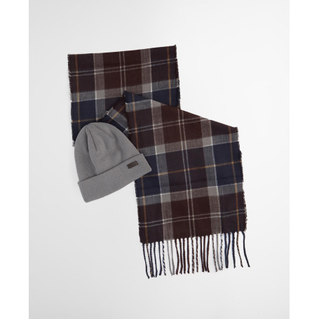 Coffret bonnet Swinton et écharpe Galingale Barbour
