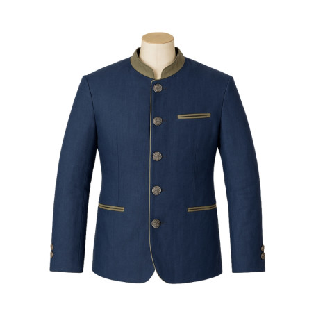 Veste autrichienne en lin Murau Maximilian