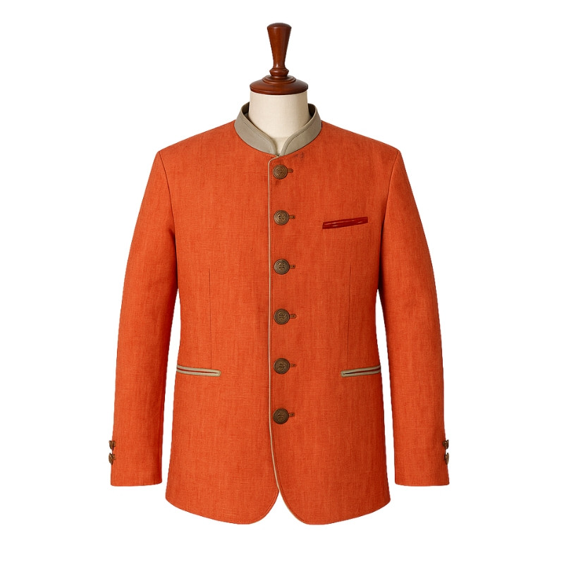 Veste autrichienne en lin Murau Maximilian