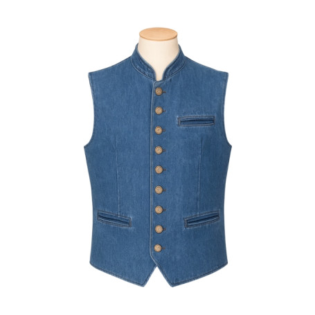Gilet autrichien en Jean Wally Maximilian
