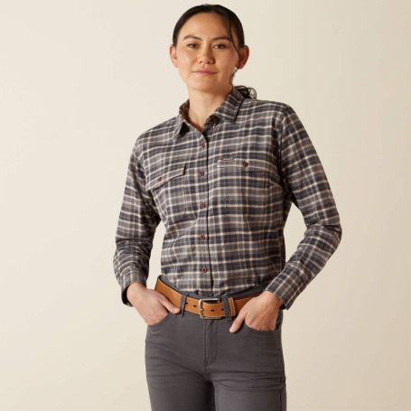 Chemise de travail Flannel Rebar Femme Ariat