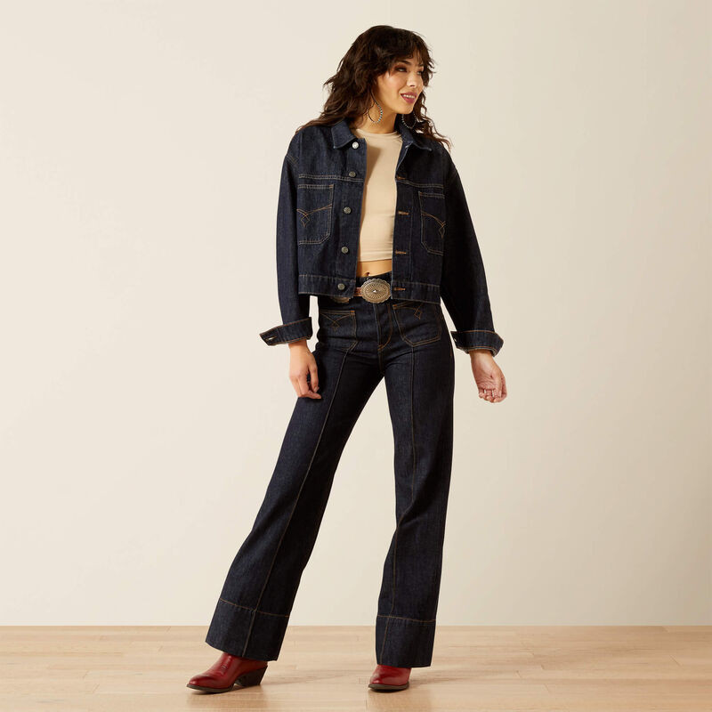 Veste Jean Utility Western Femme Ariat