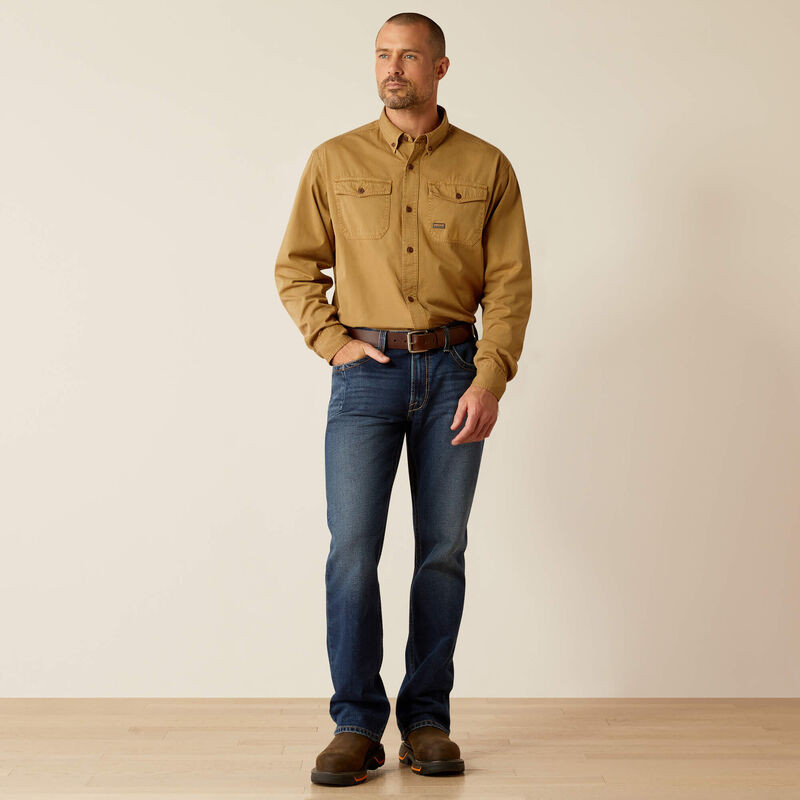 Chemise de travail en coton sergé Rebar Ariat