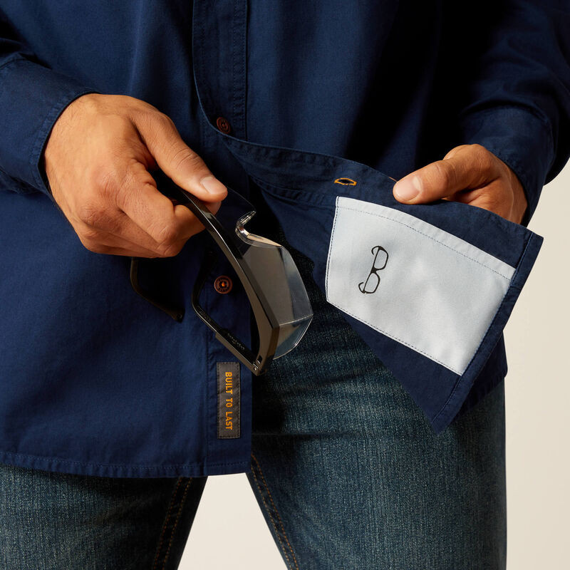 Chemise de travail en coton sergé Rebar Ariat