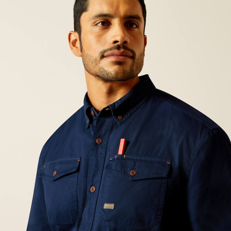 Chemise de travail en coton sergé Rebar Ariat