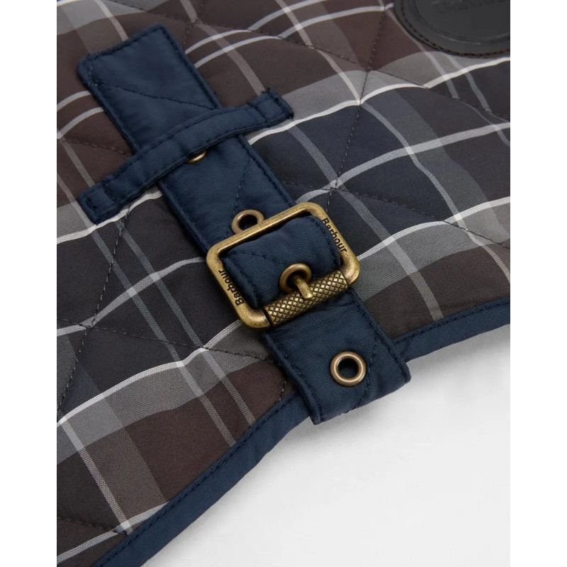 Manteau pour chien matelassé Tartan Barbour
