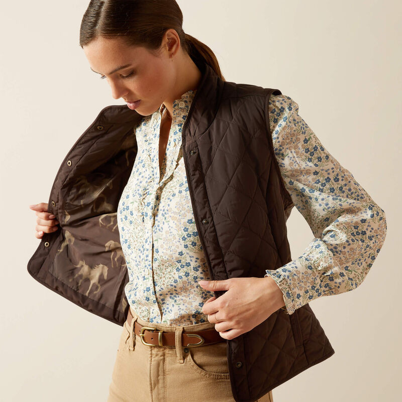 Gilet matelassé Woodside Femme Ariat