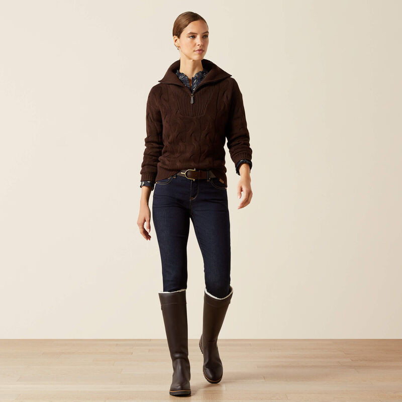 Pull Zip Alamere Femme Ariat