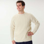 Trui met gedraaide ronde hals Osborne Knitwear