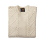 Pull torsadé col rond Osborne Knitwear
