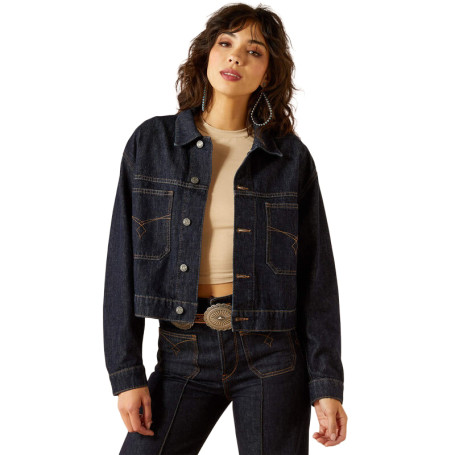 Veste Jean Utility Western Femme Ariat