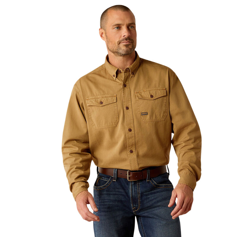 Chemise de travail en coton sergé Rebar Ariat