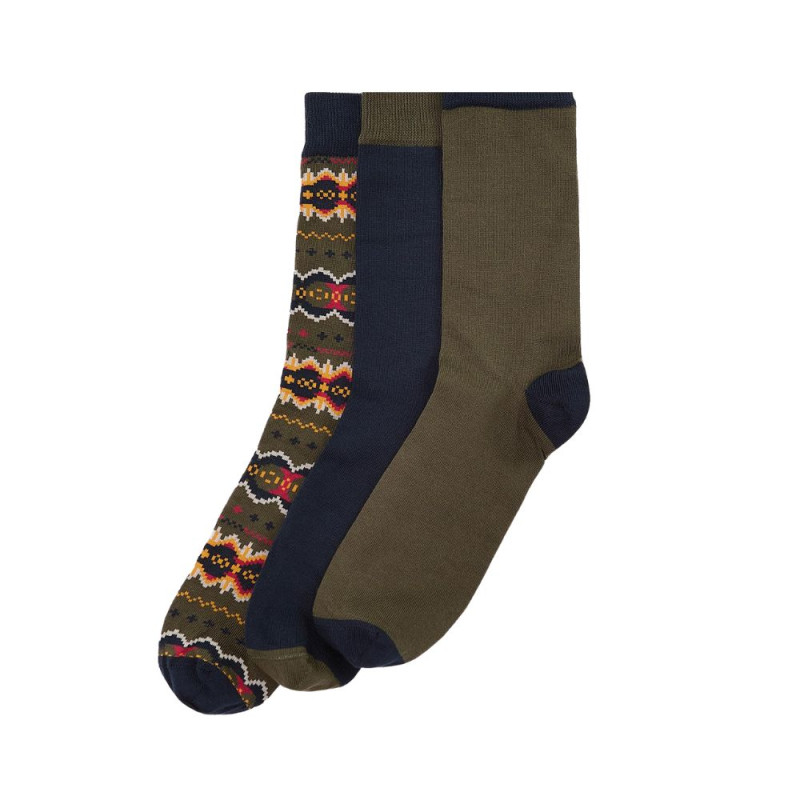 Coffret cadeau avec chaussettes Fair Isle Case Barbour