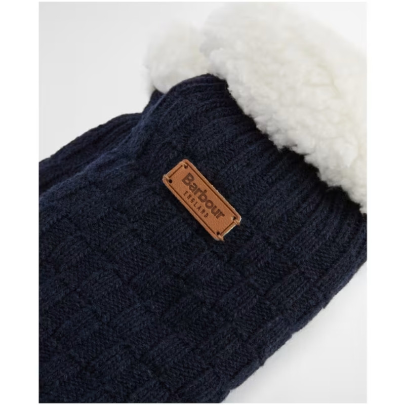Chaussettes laine torsadée pour femme Barbour