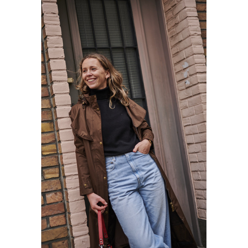 Manteau long Oxford femme Baleno