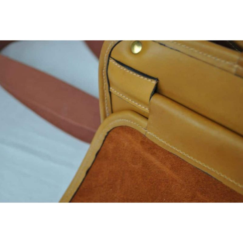 Engelse leren patroonriem Atelier Cuvelier