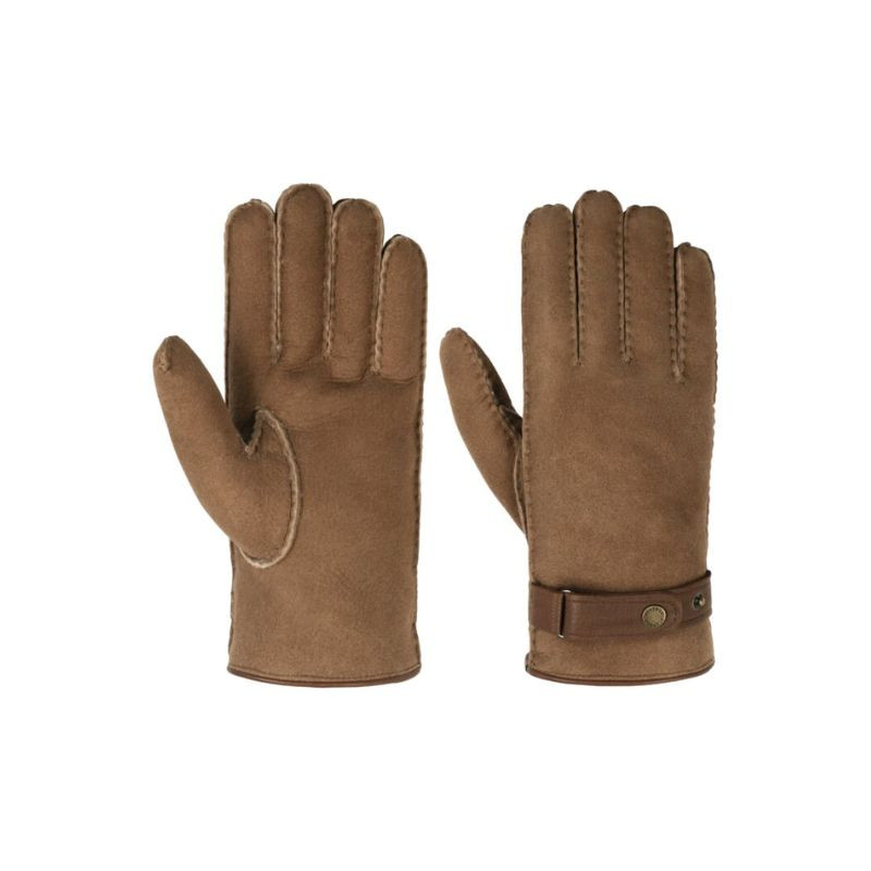 Gants en cuir de cerf fourrés Stetson