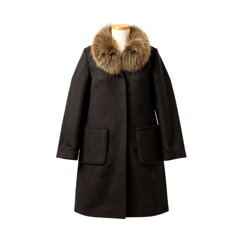 Manteau réversible Femme Bella avec fourrure Maximilian