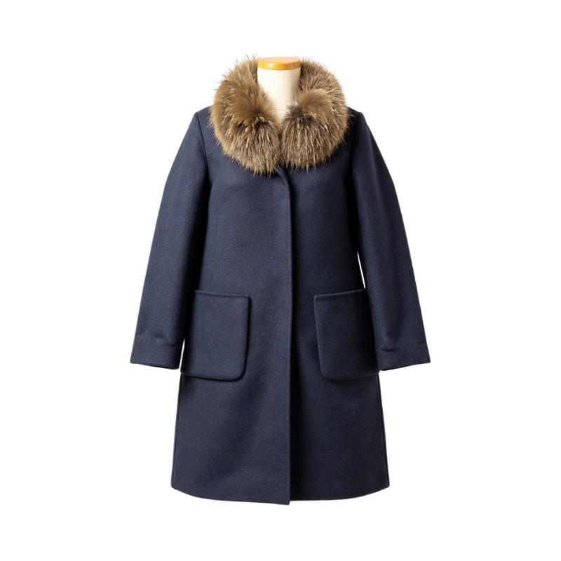 Manteau réversible Femme Bella avec fourrure Maximilian