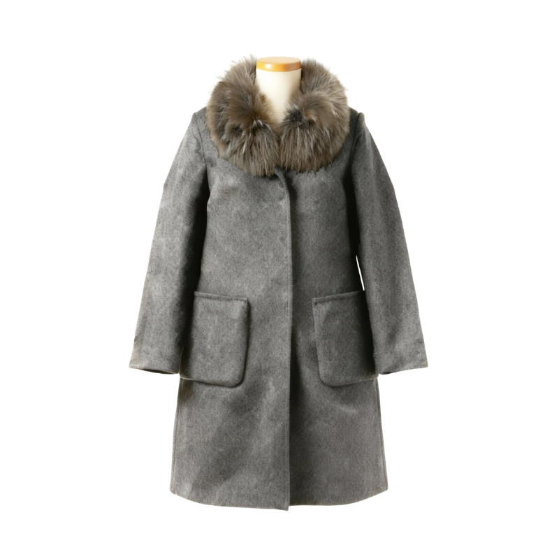 Manteau réversible femme Bella avec fourrure Maximilian
