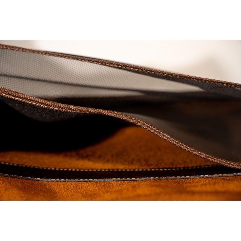 Gibecière en Cuir Croupon Ciré Country Sellerie