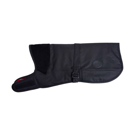 Manteau pour chien coton huilé doublure tartan Barbour