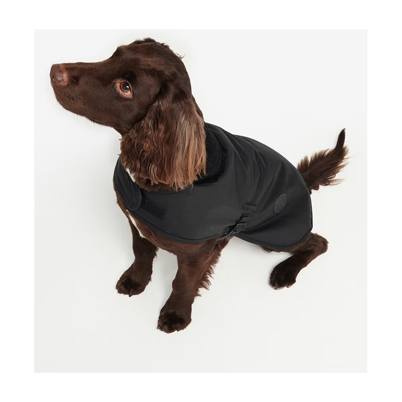 Manteau pour chien coton huilé doublure tartan Barbour