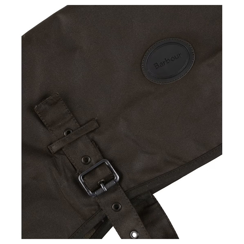 Manteau pour chien coton huilé doublure tartan Barbour