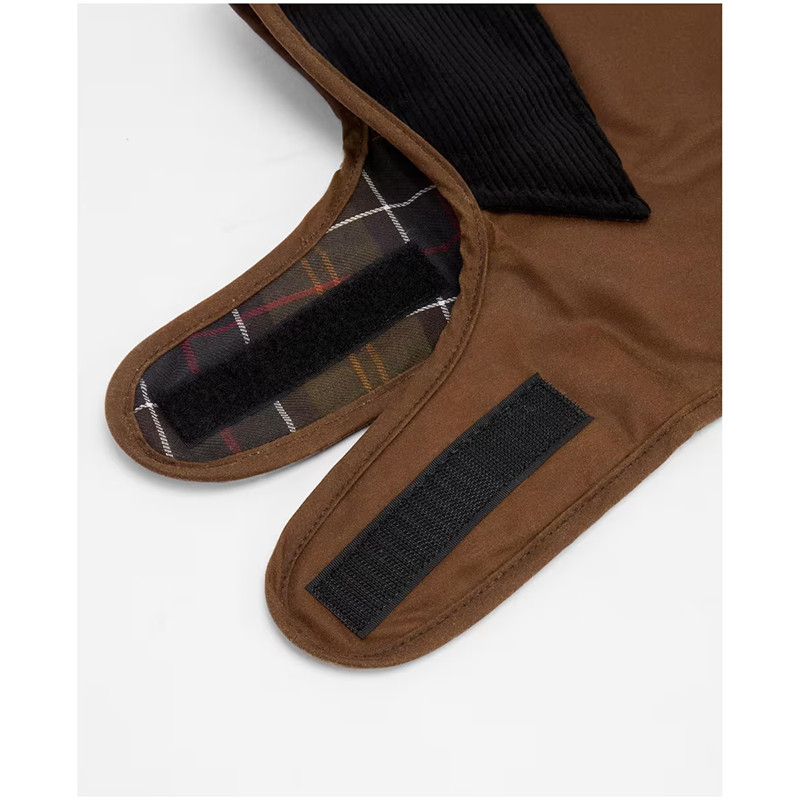 Manteau pour chien coton huilé doublure tartan Barbour
