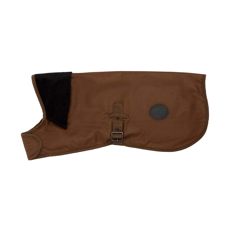 Manteau pour chien coton huilé doublure tartan Barbour