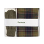 Coffret écharpe et gants laine Barbour