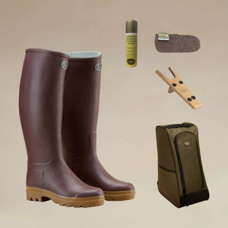 Pack Premium - Bottes Saint Hubert Femme Le Chameau