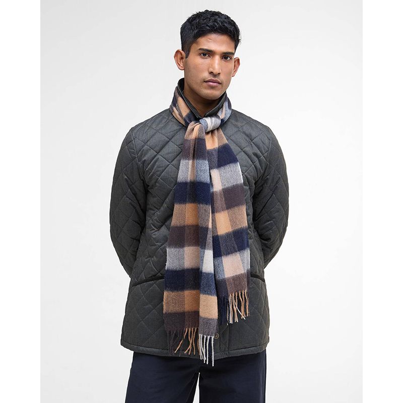 Echarpe Tattersall en laine Barbour