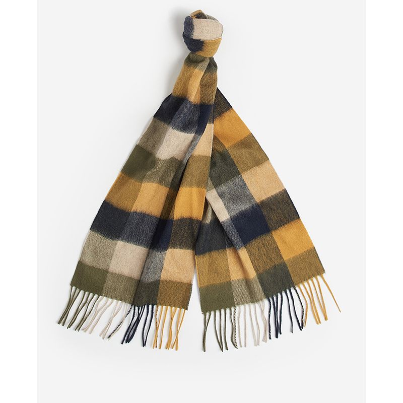 Echarpe Tattersall en laine Barbour