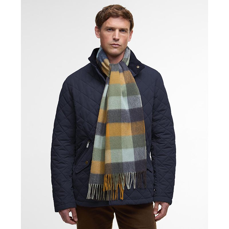 Echarpe Tattersall en laine Barbour
