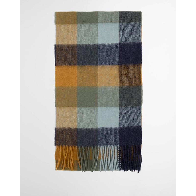 Echarpe Tattersall en laine Barbour