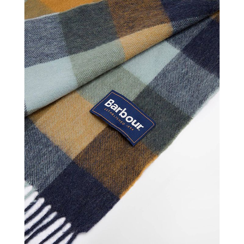 Echarpe Tattersall en laine Barbour