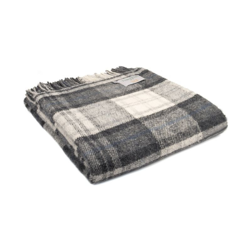 Plaid Cottage Grey Check Tweedmill