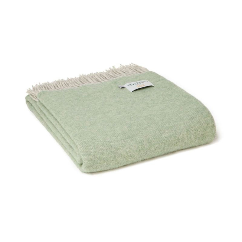Plaid Dartmoor Ice Green Tweedmill