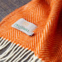 Plaid Fisbone Cinnamon Tweedmill