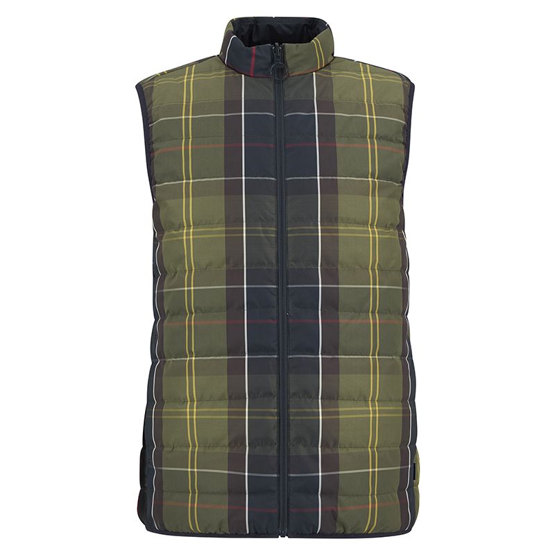 Gilet Réversible Fourré Tartan Barbour