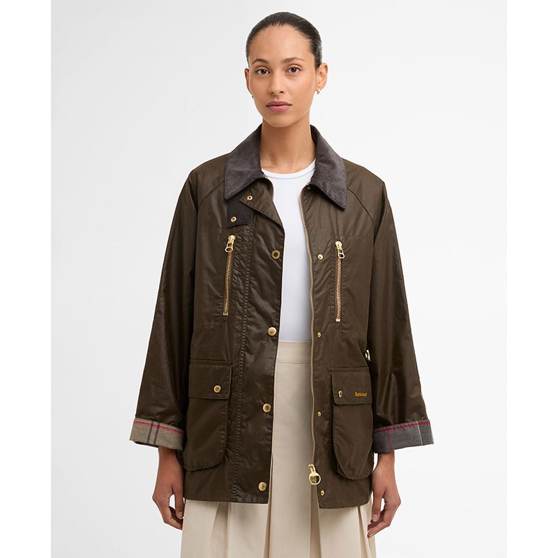 Barbour Huilée Argill damesjas