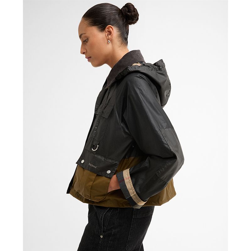 Liza damesjas van geolied canvas van Barbour