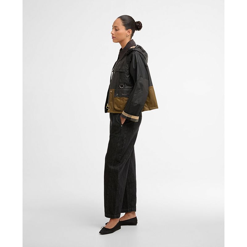 Liza damesjas van geolied canvas van Barbour