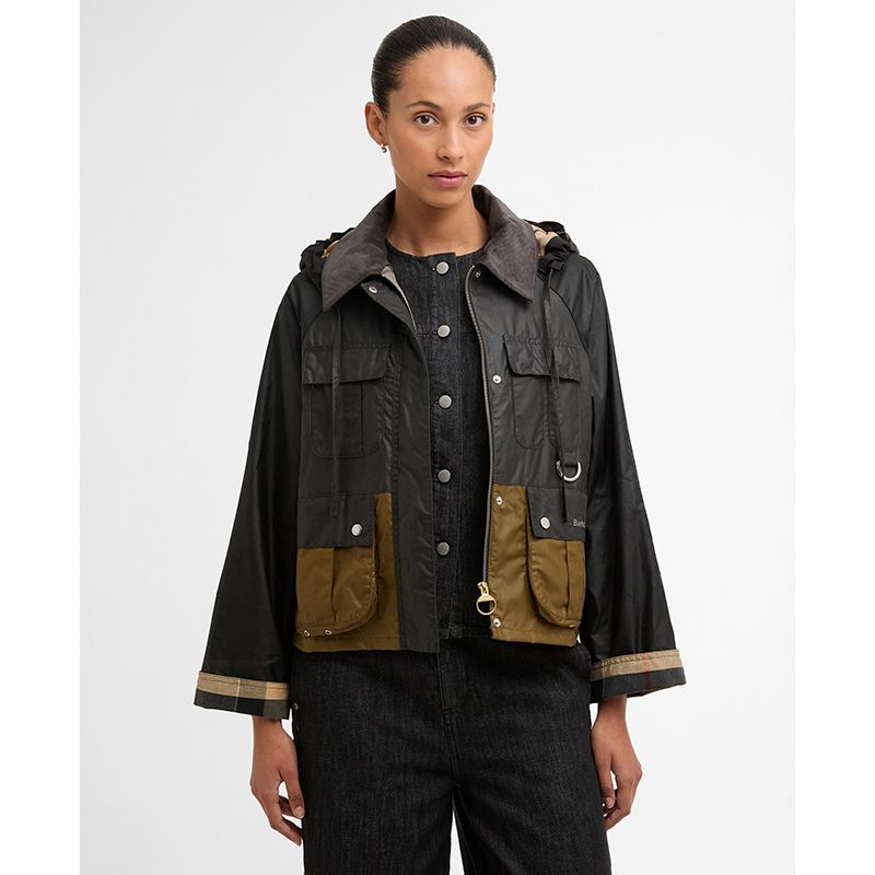 Liza damesjas van geolied canvas van Barbour