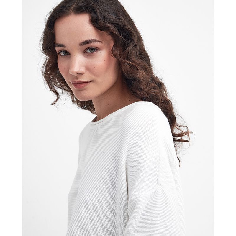 Ted marineblauwe trui voor dames van Barbour