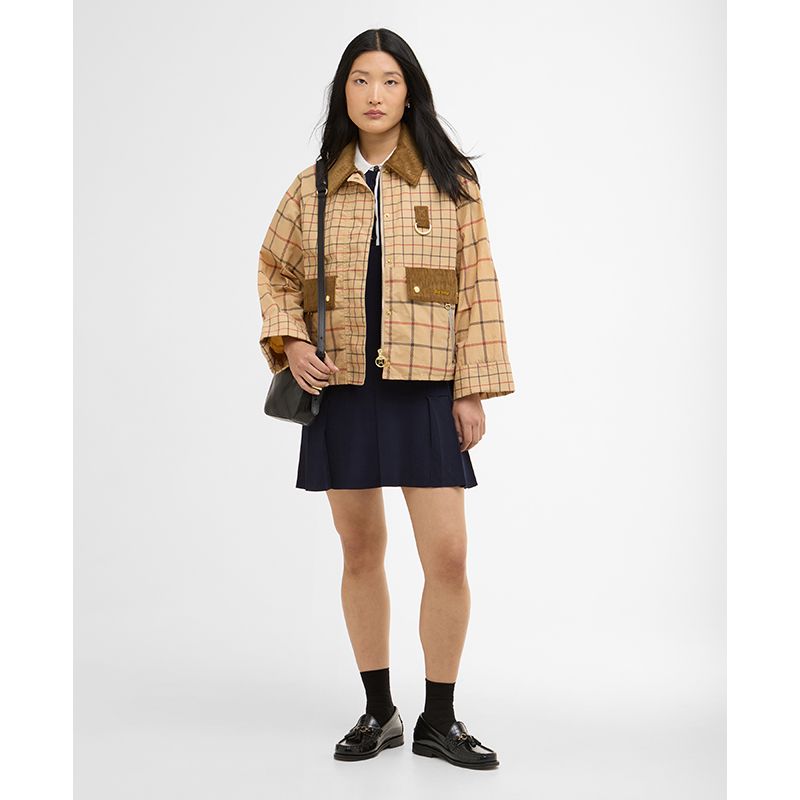 Veste Mackworth à carreaux Casual Femme Barbour